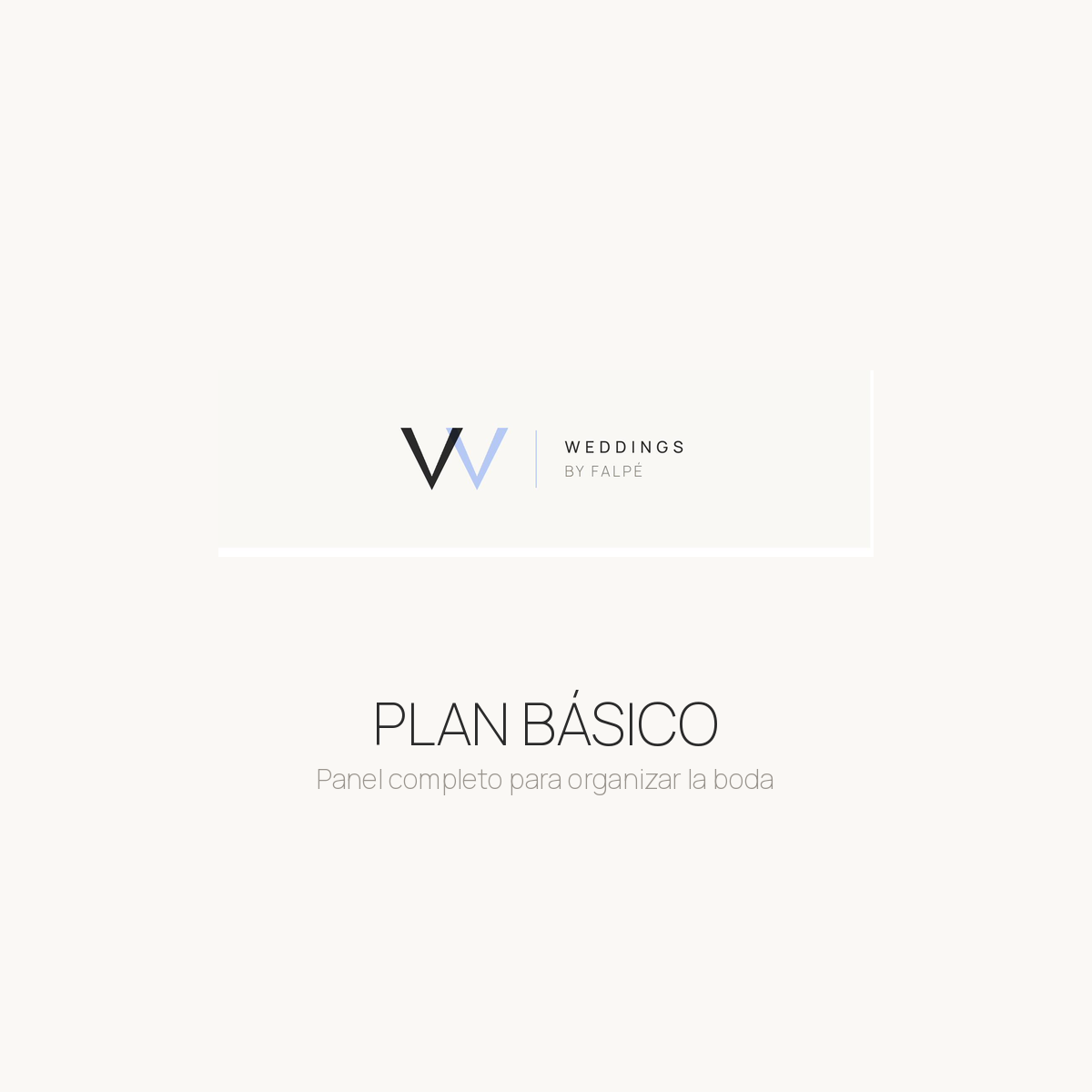 Plan Básico · Novios